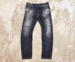 大人気！美品 ￥46,200【DIESEL】ディーゼル「NARROT-NE 0855D」傑作『JOGG JEANS/ジョグジーンズ』スリムキャロット ブラック W30