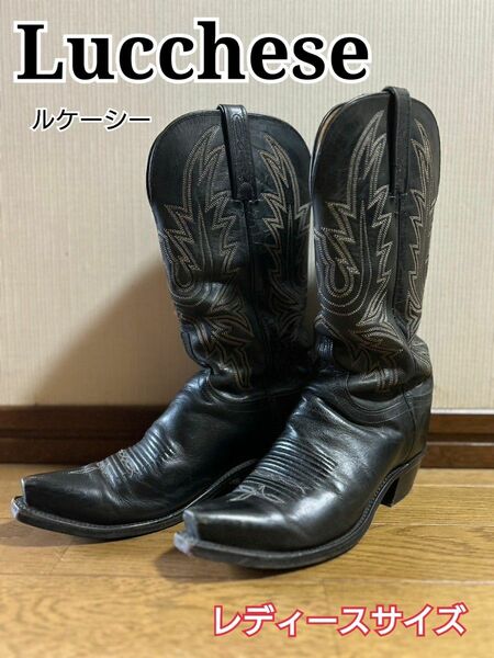 【希少サイズ】 Lucchese（ルケーシー）23.5cm ウエスタンブーツ