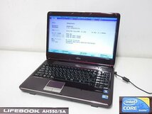 S2736S 富士通 LIFEBOOK AH550/5A Core i5-450M 2.4GHz メモリ4GB HDDなし DVDスーパーマルチ ノート ジャンク_画像1