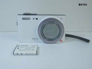 B6104R PENTAX ペンタックス コンパクトデジタルカメラ RZ18 本体+バッテリー 現状品