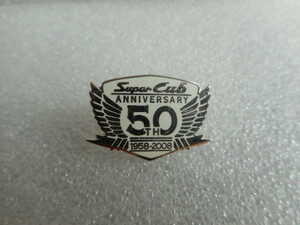 ホンダ スーパーカブ ピンズコレクション 50th ロゴ ホワイト