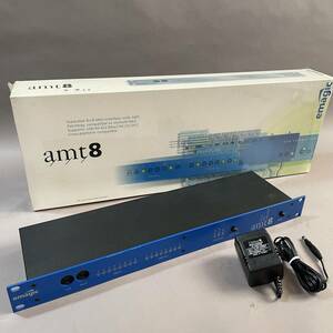 MS657 通電確認 emagic 8ポート MIDIインターフェイス amt8 active MIDI transmitter 箱・ACアダプタあり (検)ラック 音響 DTM DAW 編集