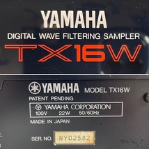 MS669 通電確認 YAMAHA ヤマハ DIGITAL WAVE FILTERING SAMPLER サンプラー TX16W (検)DTM DAW ラックエフェクター 編集 音源 機材_画像10