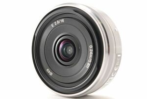 ソニー SONY E 16mm F2.8 SEL16F28 単焦点レンズ Eマウント　D23122768-231224