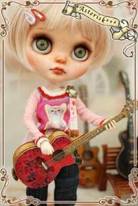 *Pink Guitar & Overall Set★ - Asterisk***