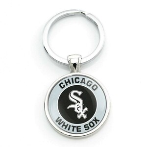 シカゴ・ホワイトソックス　キーホルダー 　金属製　キーチェーン　新品未使用　MLB　小物　バッグ用　野球 white sox