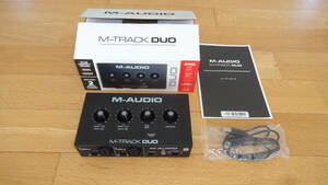 M-AUDIO★M-TRACK DUO★2チャンネルUSBオーディオインターフェース★動作品