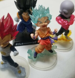 ドラゴンボールワールドコレクタフィギュア身勝手の極意孫悟空ベジータベジットジレン