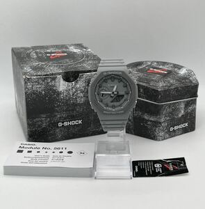 【美品】CASIO G-SHOCK GA-2110ET-8A CARBON CORE GUARD グレー クオーツ