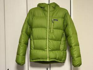 Patagonia Fitzroy Пуховая толстовка с капюшоном Gecko Green S-размер