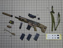 【訳あり】EASY&SIMPLE　E&S　1/6　SCAR　ライフル　銃　ミリタリー　装備　ルーズ　パーツ_画像1