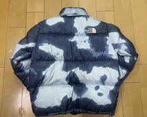 Supreme The North Face 21aw Bleached Denim Nuptse Jacket シュプリーム ザノース フェイス ブリーチド デニム ヌプシダウン L ブルー_画像2