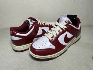 NIKE WMNS DUNK LOW PRM ウィメンズ ダンク ロー プレミアム Team Red チーム レッド US8 国内正規 未使用FJ4555-100