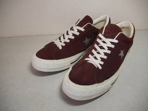 CONVERSE コンバース ONESTAR SUEDE OX ワンスター スウェード 90's エンジ US9.5 USED