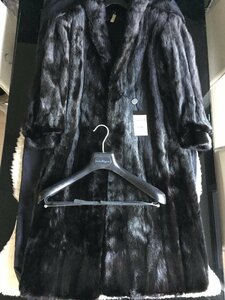 即決　新品タグ付　LANVIN　ランバン　×　SAGA　MINK　サガミンク　最高峰　ロング　ミンクコート☆9　貂皮 mink　ガーケントケース付