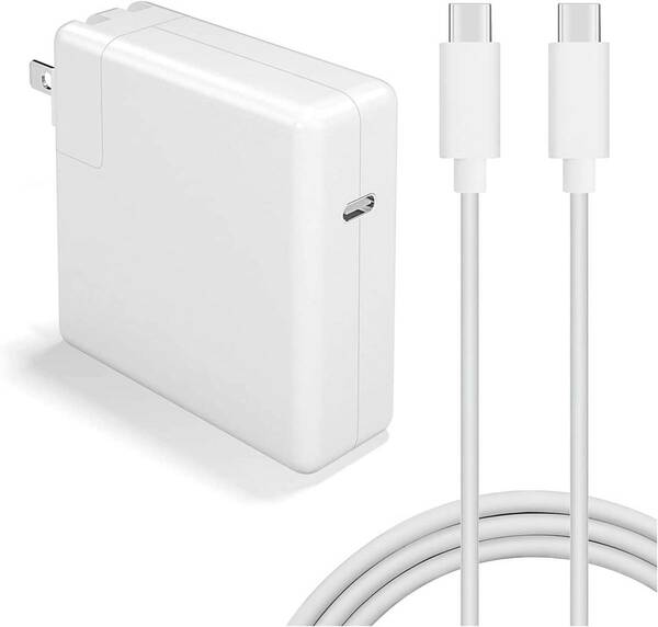 96W 電源アダプタ 急速 USB-C PD対応 急速充電器 Type C AC充電器 MacBook Pro/任天堂 Switch 