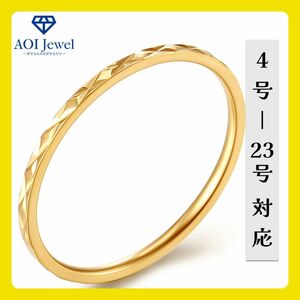【送料無料！】指輪 アクセサリー レディース リング 細め 1mm幅 ピンキーリング 韓国ファッション ゴールド