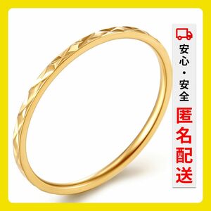 【匿名配送！】指輪 アクセサリー レディース リング 細め 1mm幅 ピンキーリング 韓国ファッション ゴールド