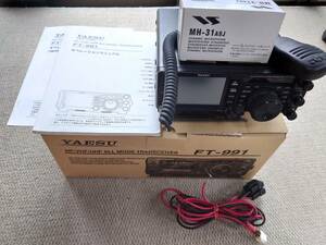 YAESU ヤエス HF/50/144/430MHz帯 100W オールモードトランシーバー FT-991 無線機 マイクロホン(MH-31)付属 