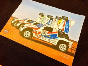 1993パリダカールラリー三菱パジェロ・トートバッグ★篠塚建次郎LKPオリジナルバッグ★PAJERO★Paris Dakar Rallye