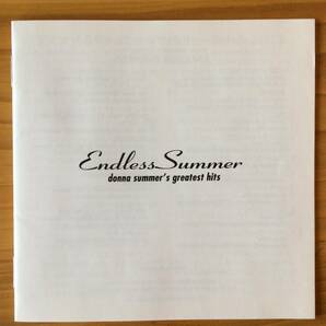 【CD】Donna Summer - Endless Summer (Donna Summer's Greatest Hits)【CD/日本盤/歌詞・ライナー有】Funk/Soul/Disco/Synth-popの画像7