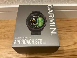 GARMIN ガーミン Approach S70 47㎜ ブラック スマートウォッチ 本体 アプローチウォッチ ゴルフGPSウォッチ