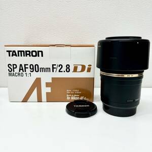 【EB-5272】TAMRON SP AF 90ｍｍ Ｆ/2.8 Ｄi MACRO 1:1 モデル 272EN2 Nikon カメラ レンズ 写真 箱付き 中古 保管品 状態写真参照