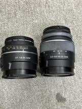 【SYC-2479】SONY α55 SLT-A55V カメラ 動作未確認 SAL1855 3.5-5.6/18-55 SAM レンズ SAL35F18 DT 1.8/35 SAM レンズ 中古 保管品_画像10