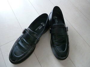 中古 GEOX PATRICK COK ジェオックス パトリック・コックス 革靴 メンズシューズ 42サイズ(約26.5cm相当) 黒 ブラック ビジネスシューズ 靴