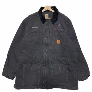 Carhartt カーハート カバーオール チョアコート ダックジャケット 刺繍ロゴ 企業ロゴ メキシコ製90s ヴィンテージ XL