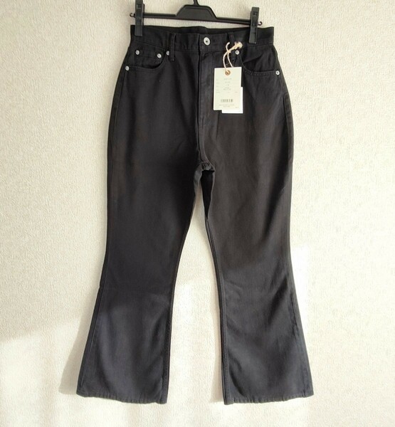 新品 RODEO CROWNS ロデオクラウンズ ブラックデニム パンツ ジーンズ ブーツカット BLACK Ｍサイズ 黒