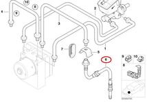 BMW　3シリーズ・E46　Z4・E85　E86優良品（社外品）　フロントブレーキホースOE番号：34326766966_画像2