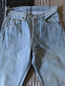 70s 80s W31 levi's 501 66 後期 vintage デニムパンツ USA製 アメリカ製 リーバイス ビンテージ 赤耳 黒カン 内股シングル