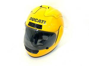 DUCATI/ドゥカティ SUOMY/スオーミー フルフェイスヘルメット S 6 3/4-7/8 イエロー/黄色 snell DOT M2000 バイク用品（44602MT8）