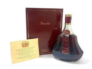 【未開栓】Hennessy/ヘネシー Paradis/パラディ グリーンボトル 金キャップ 700ml Cognac/コニャック ブランデー お酒 古酒 (44602MT1)