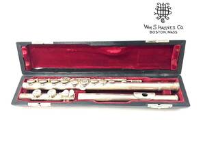 The HAYNES FLUTE ヘインズ フルート WM.S.HAYNES CO BOSTON MASS 29000番台 ビンテージ 木管楽器 器材 演奏（45896H1）