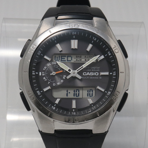 カシオ CASIO WVA-M650 電波ソーラー　マルチバンド6【動作品】【風防研磨済み】