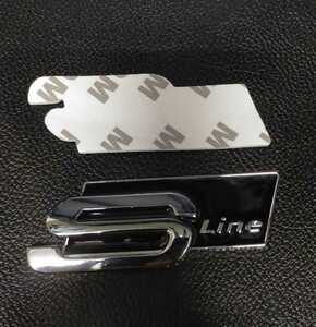 送料無料 黒 AUDIアウディ S-Line sline エンブレムRS A1 A3 A4 B5 B6 B7 B8 A5 C5 A6 C6 c7 A7 A8 A1 V8 Q3 Q5 Q7 SQ5