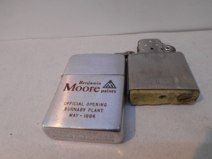 ビンテージ CANADA オンタリオ ナイアガラ　1950ボトムスタンプ 　Zippo Moore　1958-1959年製　インナーもカナダ製　中古　ヒンジ良好