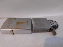 ビンテージ CANADA オンタリオ ナイアガラ1950スタンプ　ゴルファー 　Zippo 1950-1956年製　インナーも1950カナダ製　中古　_画像3