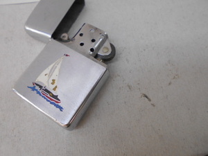 ビンテージ CANADA オンタリオ ナイアガラ　ヨット 　Zippo 概ね1968-1976年製　インナーもカナダ製　中古　エクセレントクラス