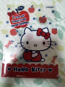 Hello Kitty クリアファイル ハローキティ みずほ銀行