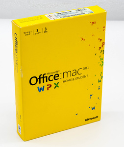 Microsoft Office:mac 2011 Home & Student Office 2011 for Mac 日本語版 中古 プロダクトキー付 3ユーザー 3Mac インテリポイント7.0付