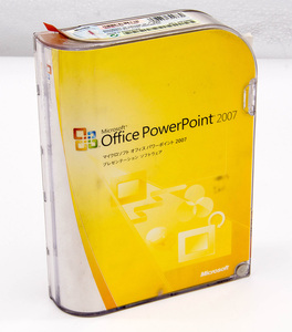 Microsoft Office PowerPoint 2007 パワーポイント 日本語版 中古 プロダクトキー付 製品版 通常版