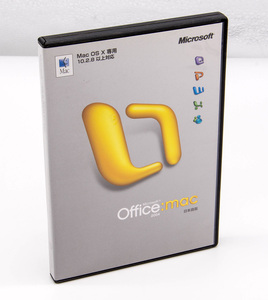 Microsoft Office:mac 2004 Office 2004 for Mac オフィス 日本語版 中古 プロダクトキー付 製品版 ディスクキズあり