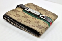 K1w74 Gucci 折財布 現状品 60サイズ_画像4