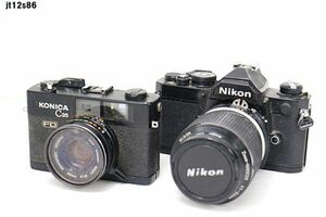 JT12s86 カメラおまとめ NIKON FM KONICA C35FD カメラシャッター○ その他動作未確認 60サイズ