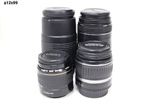 G12s99 レンズ CANON 90-300mm F4.5-5.6 100-200mm F4.5A 18-55mm F3.5-5.6IIUSM 35-80mm F4-5.6 動作未確認 60サイズ_画像1