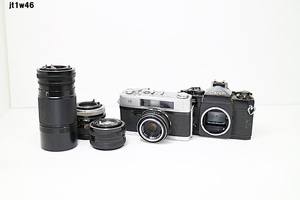 JT1w46 カメラおまとめ CANON F-1 MINOLTA A5 カメラ レンズ CANONシャッター○ MINOLTAシャッター× 60サイズ