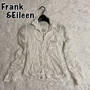 【希望セール実施中♪】比較的美品♪ Frank&Eileen BARRY シャツ シワ加工 ハート刺繍